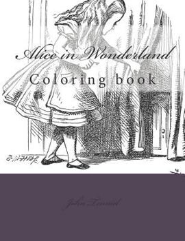 Paperback Alice in Wonderland: Coloring Book