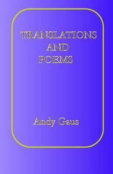 Paperback Translations and Poems Book