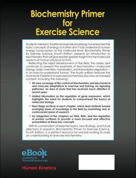 Paperback Biochemistry Primer for Exercise Science Book