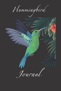 Paperback Hummingbird Spiritual Journal: 120 Pages 6" x 9" Blank Notebook, Journal or Diary Book