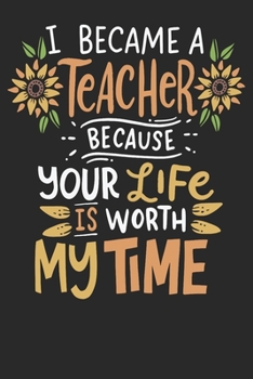 Gift Notebook: Teacher Saying 6x9 Dot Grid 120 Pages