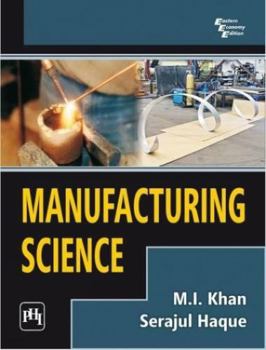 Paperback Manufacturing Science Book