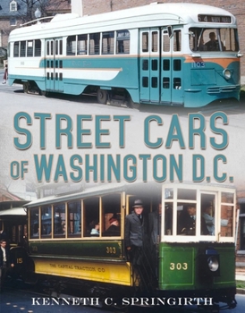 Paperback Street Cars of Washington D.C. Book