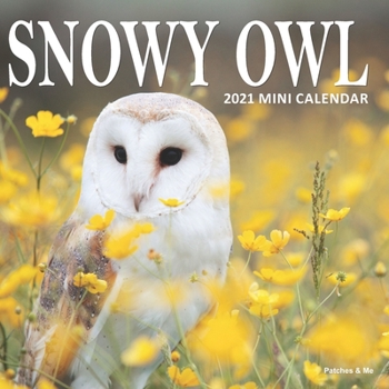 Paperback Snowy Owl: 2021 Mini Wall Calendar Book