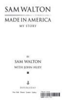 Hardcover Sam Walton: Made in America Book