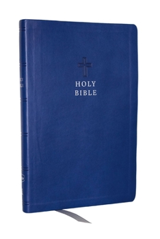 Imitation Leather KJV Holy Bible: Value Ultra Thinline, Blue Leathersoft, Red Letter, Comfort Print: King James Version Book
