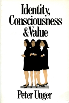 Paperback Identity, Consciousness and Value Book