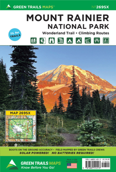 Mount Rainier Wonderland Climbing, WA No. 269SX (Green Trails Maps)