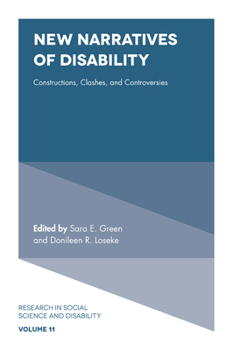 Hardcover New Narratives of Disability: Constructions, Clashes, and Controversies Book