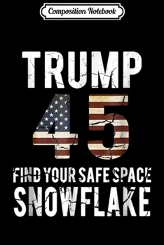 Composition Notebook: Donald Pump USA Flag Make America Strong Again Reelect 45  Journal/Notebook Blank Lined Ruled 6x9 100 Pages