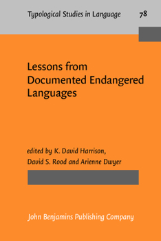 Hardcover Lessons from Documented Endangered Languages Book
