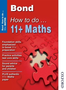 Paperback Bond How To Do 11+ Maths Book