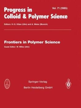Paperback Frontiers in Polymer Science Book