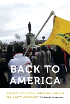 Paperback Back to America: Identity, Political Culture, and the Tea Party Movement Book