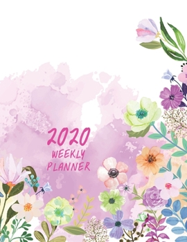 Paperback 2020 Weekly Planner: Academic Weekly & Monthly Pocket Calendar Schedule Organizer, 8.5" x 11", 50 Pages Book