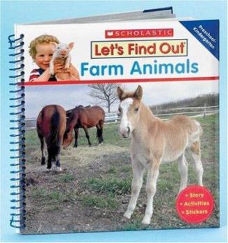 Spiral-bound Farm Animals [With Stickers and Plastic Play Animals and Red Wipe-Off Marker] Book