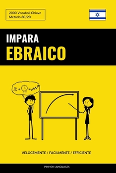 Paperback Impara l'Ebraico - Velocemente / Facilmente / Efficiente: 2000 Vocaboli Chiave [Italian] Book
