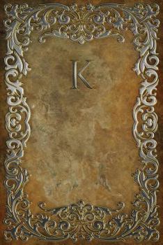 Paperback Monogram "k" Notebook Book