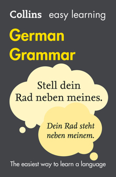 Paperback Collins Easy Learning German - Easy Learning German Grammar Book