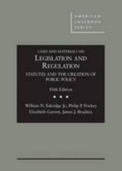 Hardcover Cases and Materials on Legislation and Regulation Book