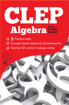 Paperback CLEP Algebra 2017 Book