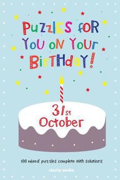 Paperback Puzzles for you on your Birthday - 31st October Book