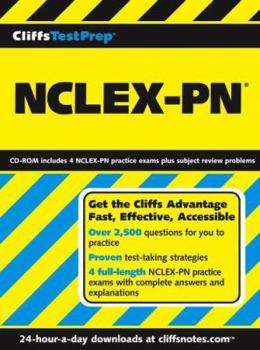 Paperback Cliffstestprep NCLEX-PN Book