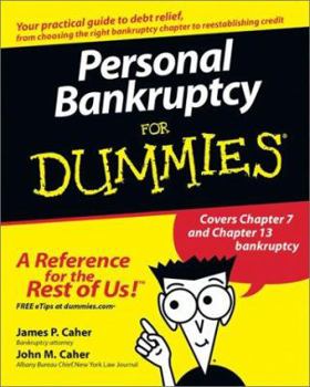 Paperback Personal Bankruptcy for Dummies Book