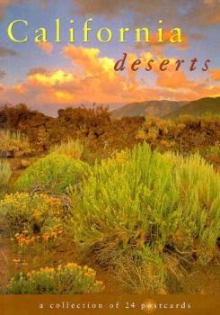 Cards California Deserts: A Collection of 24 Postcards Book