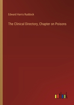 Paperback The Clinical Directory, Chapter on Poisons Book