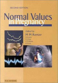 Hardcover Normal Values in Pregnancy Book