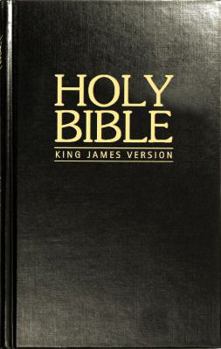 Hardcover Holy Bible: King James Version, Black, Pew Bible Book
