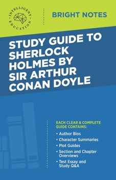 Paperback Study Guide to Sherlock Holmes by Sir Arthur Conan Doyle Book