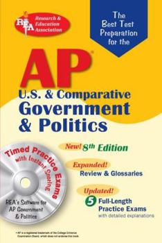 Paperback AP U.S. & Comparative Government & Politics [With CDROM] Book