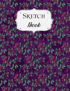 Sketch Book: Flower - Sketchbook - Scetchpad for Drawing or Doodling - Notebook Pad for Creative Artists - Purple Japanese