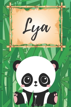 personalisiertes Notizbuch Panda / Malbuch / Kritzelbuch / Tagebuch / Journal / Notizheft / DIN A5 / Geschenke Lya: individuelles personalisiertes ... für Frauen und Männer. (German Edition)