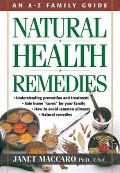 Paperback Natural Health Remedies: An A-Z Family Guide Book