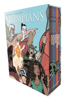 Paperback Olympians Boxed Set Books 7-12: Ares, Apollo, Artemis, Hermes, Hephaistos, and Dionysos Book
