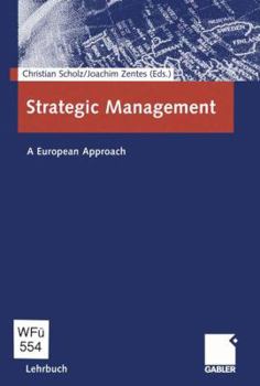 Paperback Strategic Management: A European Approach [German] Book