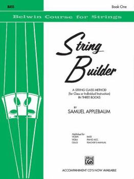 Paperback String Builder, Bk 1: A String Class Method (for Class or Individual Instruction) - Bass (Belwin Course for Strings, Bk 1) Book