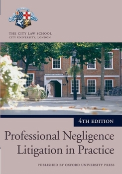 Paperback Professional Negligence Litigation in Practice Book