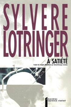 Paperback A satiété [French] Book