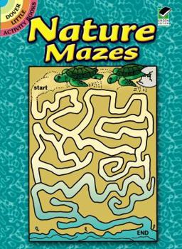 Paperback Nature Mazes Book