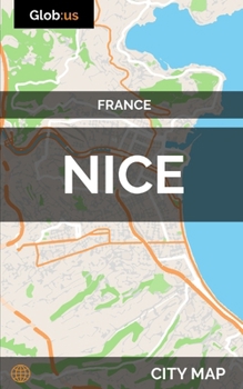 Paperback Nice, France - City Map Book