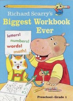 Paperback Richard Scarry's Biggest Workbook Ever (Richard Scarry Workbooks) Book