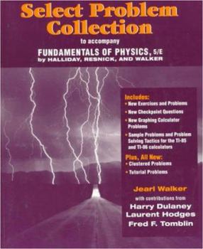Hardcover Fundamentals of Physics 5e Select Problem Collection (Wse) Book