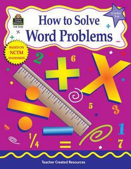 Paperback How to Solve Word Problems, Grades 5-6 Book