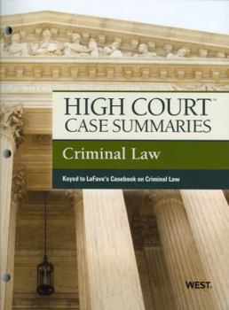 Paperback Criminal Law: Keyed to Lafave's Casebook on Criminal Law Book