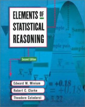 Paperback Elements of Statistical Reasoning Book