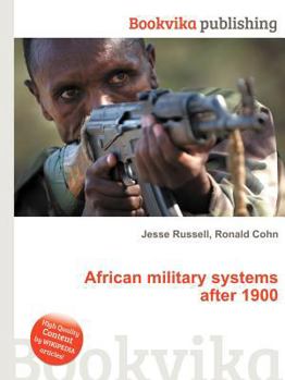 Paperback African Military Systems After 1900 Book